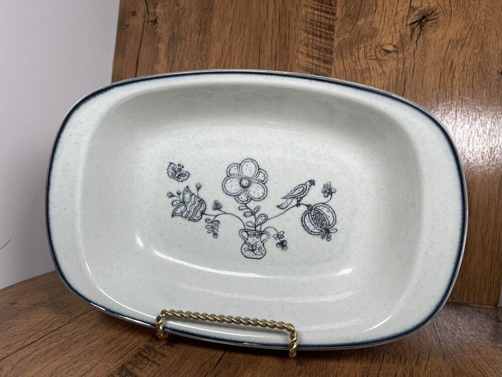 Versatone By Noritake Bristol Oval Serving Bowl Japan